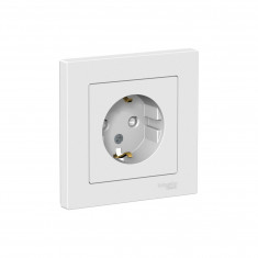 Розетка силовая Systeme Electric AtlasDesign со шторками, в сборе, 16А, лотос &mdash; Multielectrika