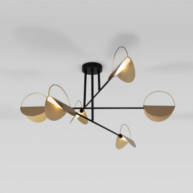 Потолочный светильник 70148/6 черный/золото — Multielectrika