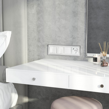 Набор клавиш для выключателя трехклавишного (Hammer белый) W1239001 — Multielectrika