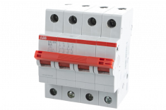 Рубильник 4-полюсный ABB SHD204/16 рычаг красный 2CDD274111R0016 &mdash; Multielectrika