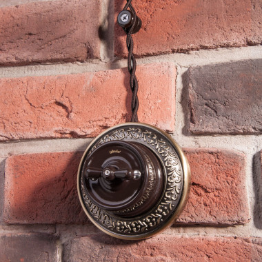 Ретро кабель витой 2х2,5 коричневый 20 м (под заказ) W6452314 &mdash; Multielectrika