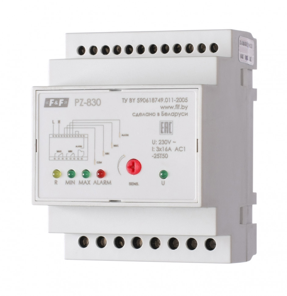 Реле уровня жидкости PZ-830 (без датчиков) фото 1 — Multielectrika