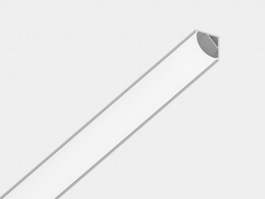 Комплект SF-1616, профиль угловой для однорядной ленты с экраном 3м — Multielectrika