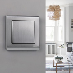 Рамка на 1 пост (глянцевый никель) W0011602 &mdash; Multielectrika