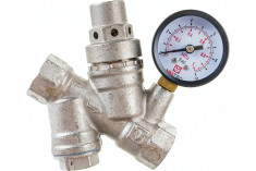 Редуктор давления с фильтром и манометром, от 2 до 5 бар 1/2" VT.082.N.04 &mdash; Multielectrika
