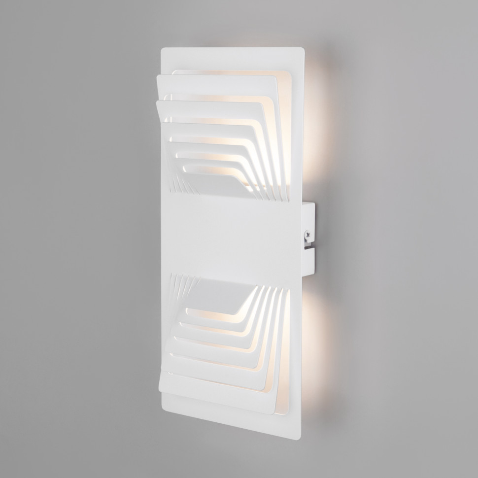 Настенный светодиодный светильник Onda LED белый MRL LED 1025 фото 1 &mdash; Multielectrika