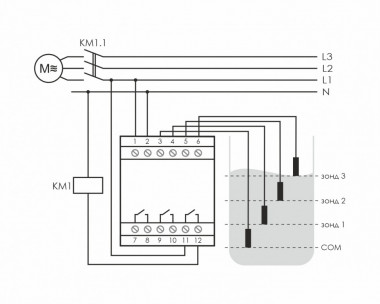 Реле уровня жидкости PZ-831 (без датчиков) — Multielectrika