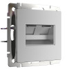 Розетка двойная Ethernet RJ-45 серебряный W1181106 фото 1 &mdash; Multielectrika