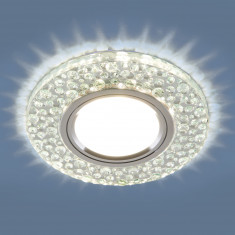 Встраиваемый точечный светильник с LED подсветкой 2224 MR16 CL прозрачный &mdash; Multielectrika