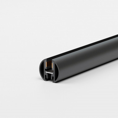 Mini Magnetic Шинопровод накладной Round черный 2м 85165/00 — Multielectrika