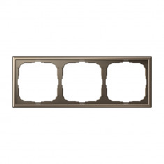 Рамка на 3 поста Systeme Electric ArtGallery универсальная, мокко &mdash; Multielectrika