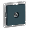 Розетка TV Schneider Electric Atlas Design оконечная, изумруд фото 1 — Multielectrika