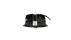 Светильник встраиваемый BILLY 9Вт, IP44, черный, 3000К BQ009109-BL-WW &mdash; Multielectrika