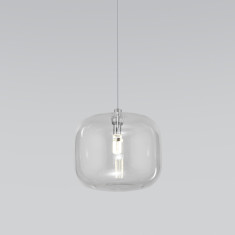 Подвесной светильник со стеклянным плафоном 50129/1 хром &mdash; Multielectrika