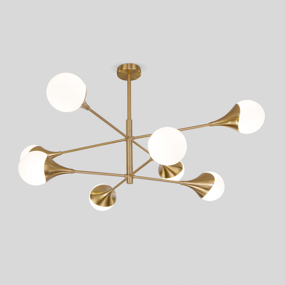 Умный потолочный светильник Calyx 60168/8 латунь 60168/8 латунь фото 1 — Multielectrika