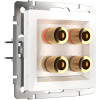 Акустическая розетка (белый) W1185001 фото 1 &mdash; Multielectrika