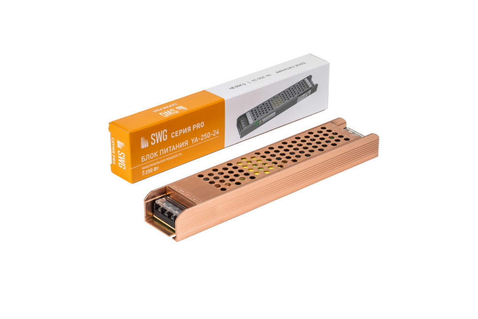 Блок питания для светодиодной ленты SWG PRO YA-250-24 фото 1 &mdash; Multielectrika