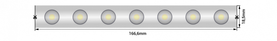 Лента светодиодная SWG PRO wall washer  5050, 42 LED/м, 6,2 Вт/м, 24В , IP67, Цвет: РГБ 008253 фото 1 — Multielectrika