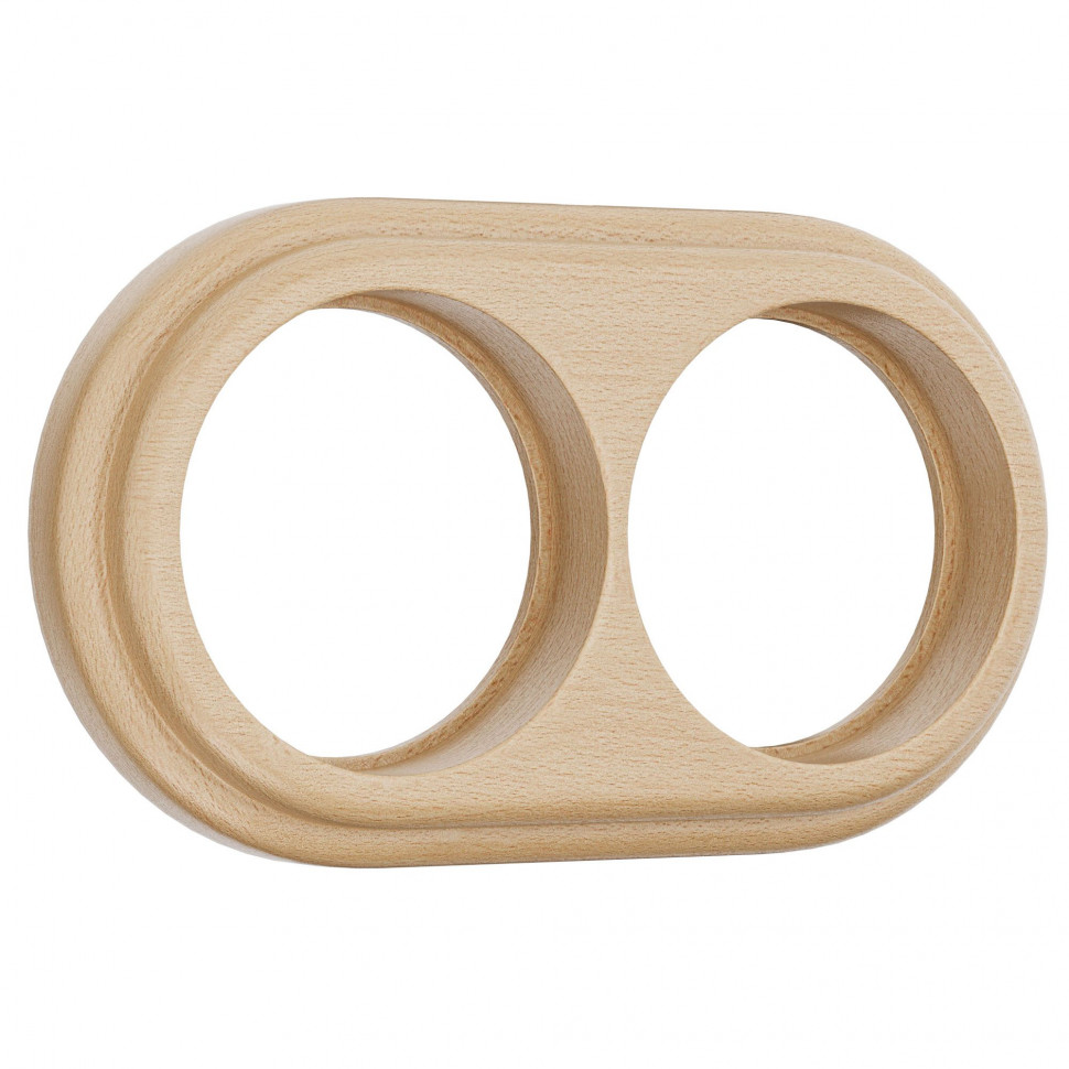 Рамка на 2 поста светлый бук W0025224 фото 1 &mdash; Multielectrika