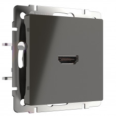 Розетка HDMI (серо-коричневый) WL07-60-11 &mdash; Multielectrika