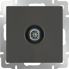 ТВ-розетка проходная  (серо-коричневый) WL07-TV-2W &mdash; Multielectrika