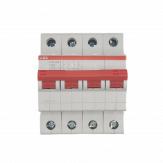 Рубильник 4-полюсный ABB SHD204/32 рычаг красный 2CDD274111R0032 &mdash; Multielectrika