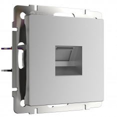 Розетка Ethernet RJ-45 (серебряный) W1181006 &mdash; Multielectrika