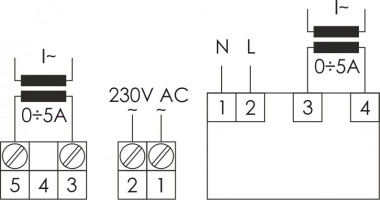 Указатель тока для постоянного контроля значения силы тока в однофазной сети DMA-1T — Multielectrika
