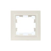 Рамка на 1 пост IP44 IEK Brite РУ-1-БрЖ-44 жемчуг фото 2 — Multielectrika