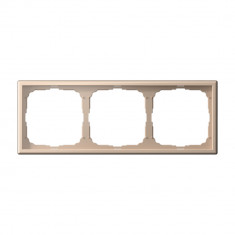 Рамка на 3 поста Systeme Electric ArtGallery универсальная, песочный &mdash; Multielectrika