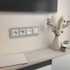 Рамка из стекла на 4 поста Elite дымчатый W0042417 фото 2 &mdash; Multielectrika
