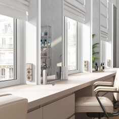 Розетка с заземлением, шторками и USB тип A+C Gallant шампань рифленый W5071710 &mdash; Multielectrika