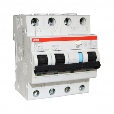 Дифференциальный автомат (АВДT) ABB DS203NC C10 AC30 2CSR256040R1104 &mdash; Multielectrika