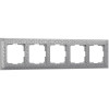 Рамка на 5 постов (матовый хром) WL07-Frame-05 фото 1 — Multielectrika