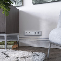 Рамка на 5 постов (матовый хром) WL07-Frame-05 &mdash; Multielectrika