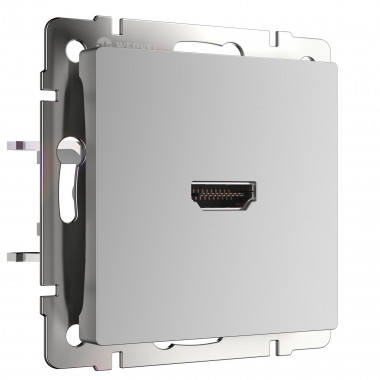 Розетка HDMI серебряный WL06-60-11 &mdash; Multielectrika