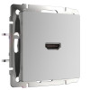 Розетка HDMI серебряный WL06-60-11 фото 1 &mdash; Multielectrika