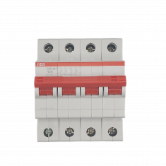Рубильник 4-полюсный ABB SHD204/40 рычаг красный 2CDD274111R0040 &mdash; Multielectrika
