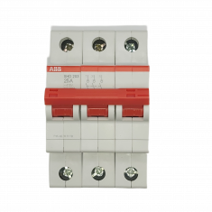 Рубильник 3-полюсный ABB SHD203/25 рычаг красный 2CDD273111R0025 &mdash; Multielectrika