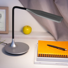 Светодиодная настольная лампа с сенсорным управлением 80422/1 серебристый &mdash; Multielectrika