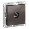 Розетка TV Schneider Electric Atlas Design оконечная, мокко