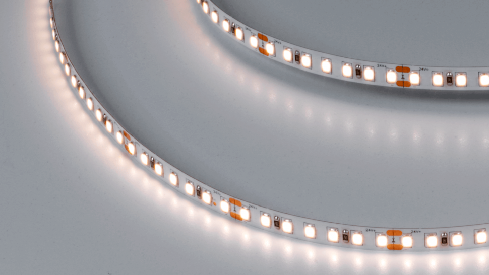 Лента светодиодная 2835, 14,4W/m, 24V, 3700-4250K, 140 LED/m, для морепродуктов фото 1 — Multielectrika