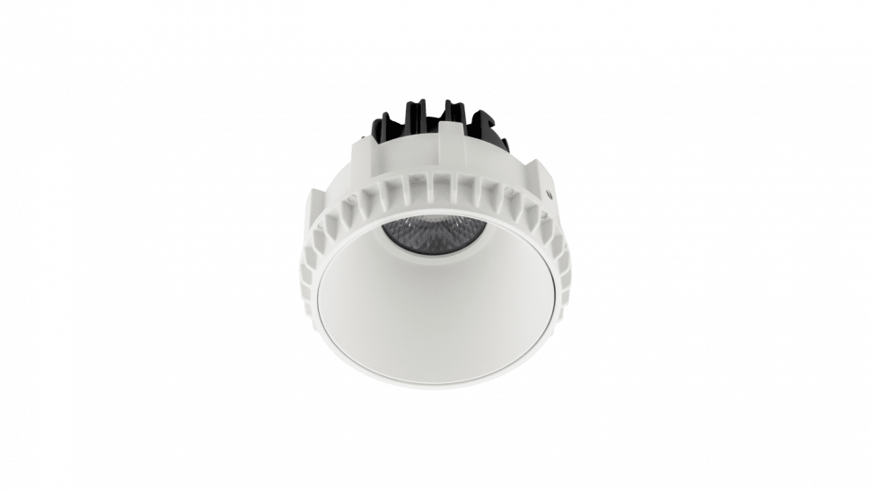 Потолочный светильник белый 12 Вт Теплый белый DL-TRE-1201-WH-WW фото 1 — Multielectrika