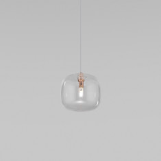 Подвесной светильник со стеклянным плафоном 50128/1 золото &mdash; Multielectrika