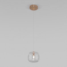 Подвесной светильник со стеклянным плафоном 50128/1 золото &mdash; Multielectrika