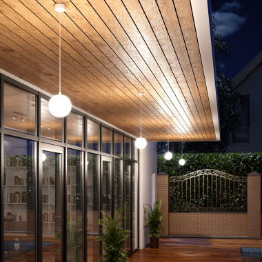 Светильник садово-парковый Sfera H 35158/H белый — Multielectrika