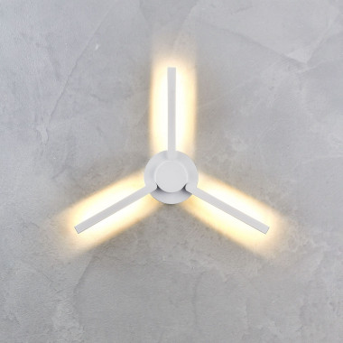 Пылевлагозащи&lt;wbr&gt;щенный светодиодный светильник с поворотным механизмом Lever IP54 1665 Techno LED белый — Multielectrika