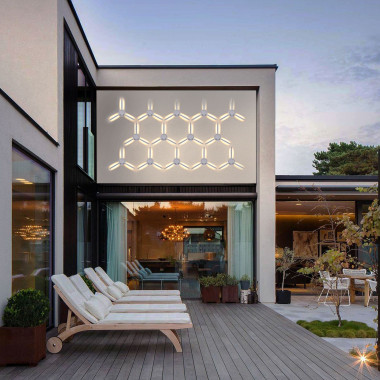 Пылевлагозащи&lt;wbr&gt;щенный светодиодный светильник с поворотным механизмом Lever IP54 1665 Techno LED белый — Multielectrika