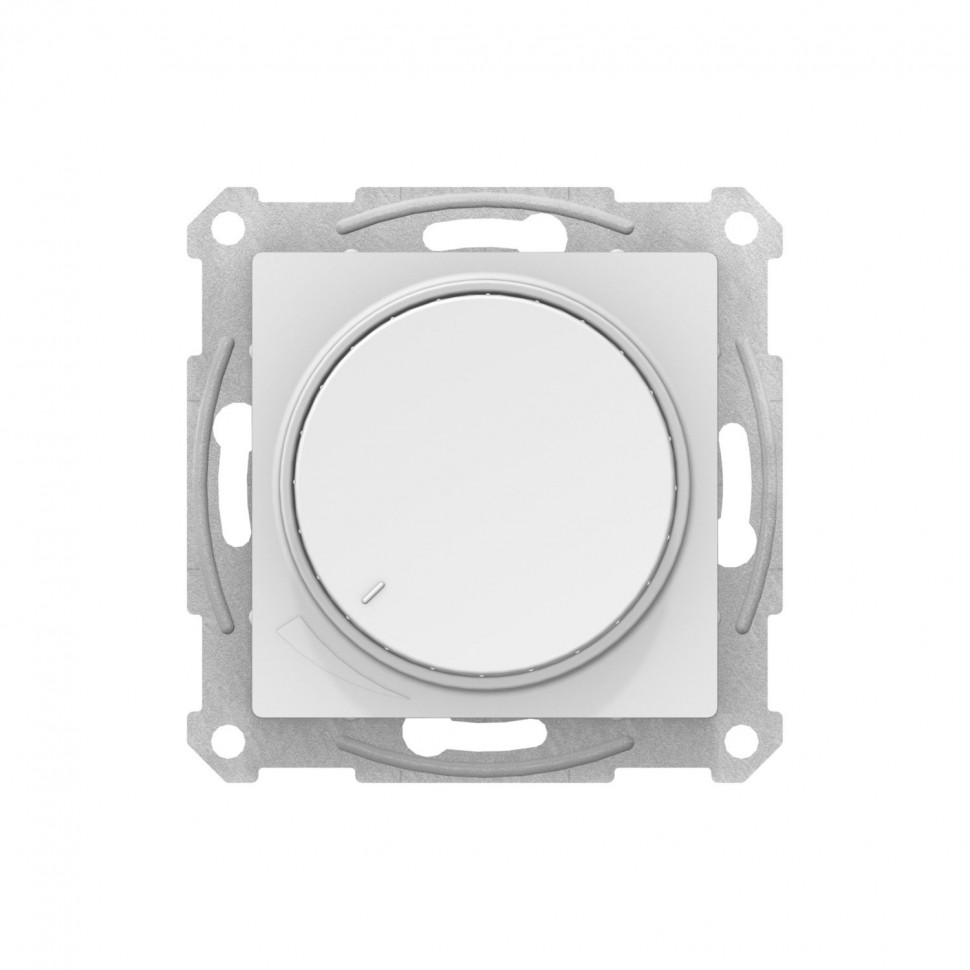 Светорегулятор поворотно-нажимной Systeme Electric AtlasDesign LED, RC, 400Вт, лотос фото 1 — Multielectrika