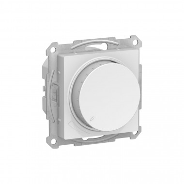 Светорегулятор поворотно-нажимной Systeme Electric AtlasDesign LED, RC, 400Вт, лотос — Multielectrika